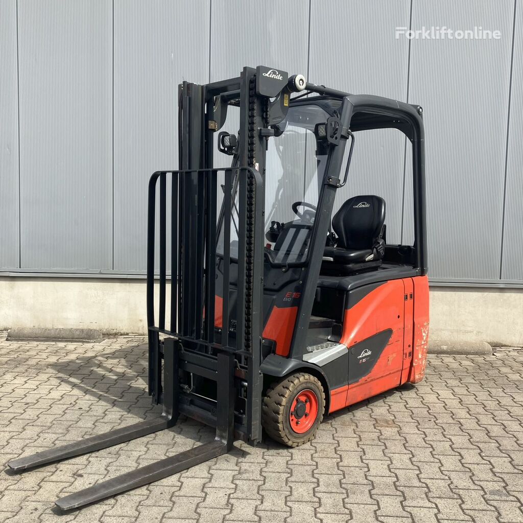 Linde E16H-02 (386) EVO carretilla elevadora de 3 ruedas